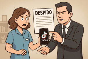 Despido por subir vídeos a TikTok